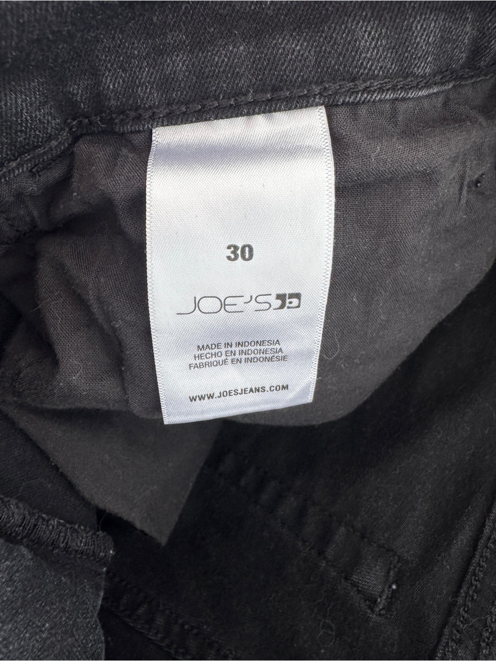 Joe’s Jeans Black Slim Straight Denim Jeans | Men’s 30 | Premium Stretch - Picture 3 of 7